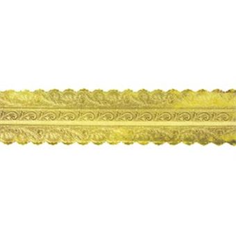 Picture of GOLD COLOURED EMBOSSED CAKE BAND - 51MM